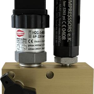 Druckumschaltung 300-200bar für FUN-NAUTIC